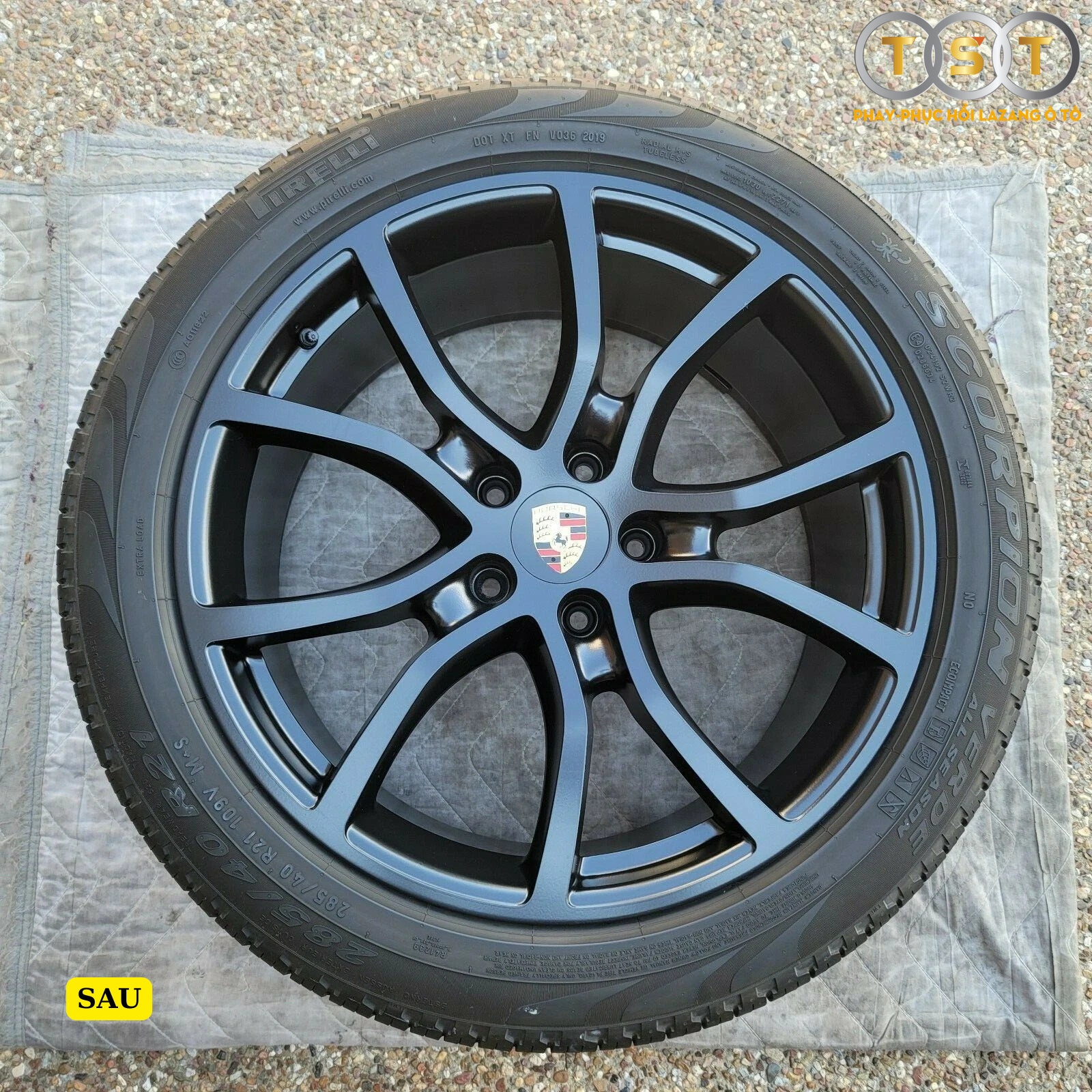 Sơn Lazang Porsche Cayenne 9Y0 - 21 Inch