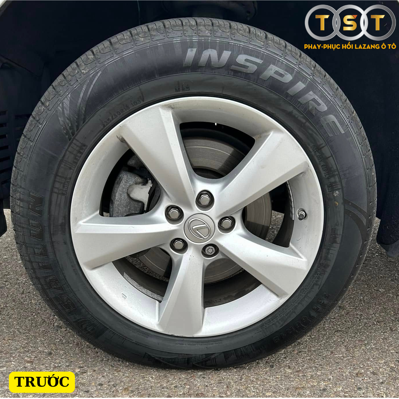 Sơn Lazang Lexus RX Màu Ánh Thép- 18 Inch
