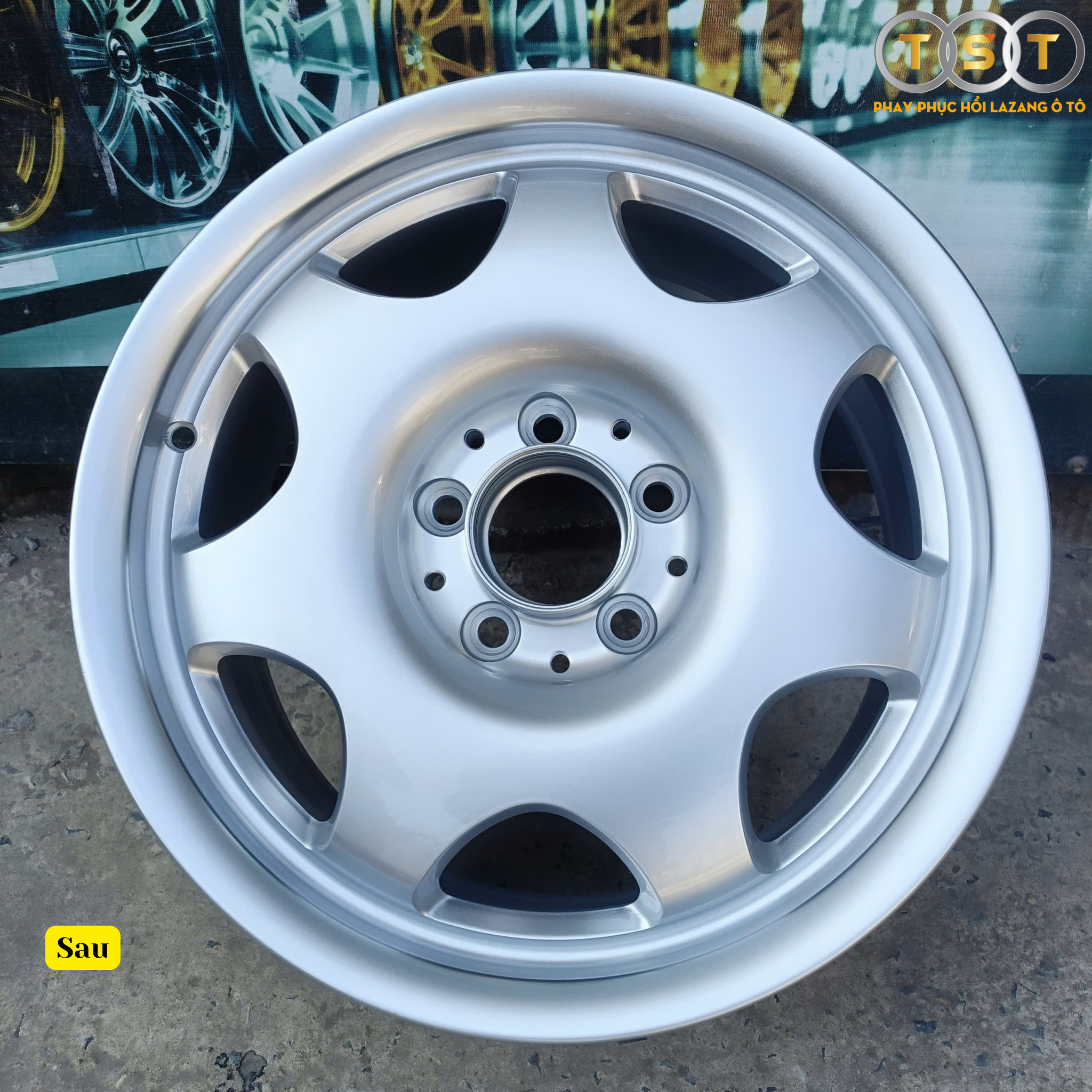 Phục Hồi - Sơn Lazang W211 ( Mercedes E-Class) - 16 Inch