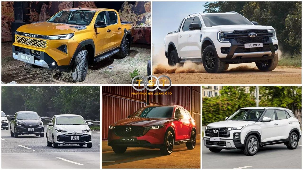 Top 10 Ô Tô Bán Nhiều Nhất Tháng 2/2026 Tại Việt Nam