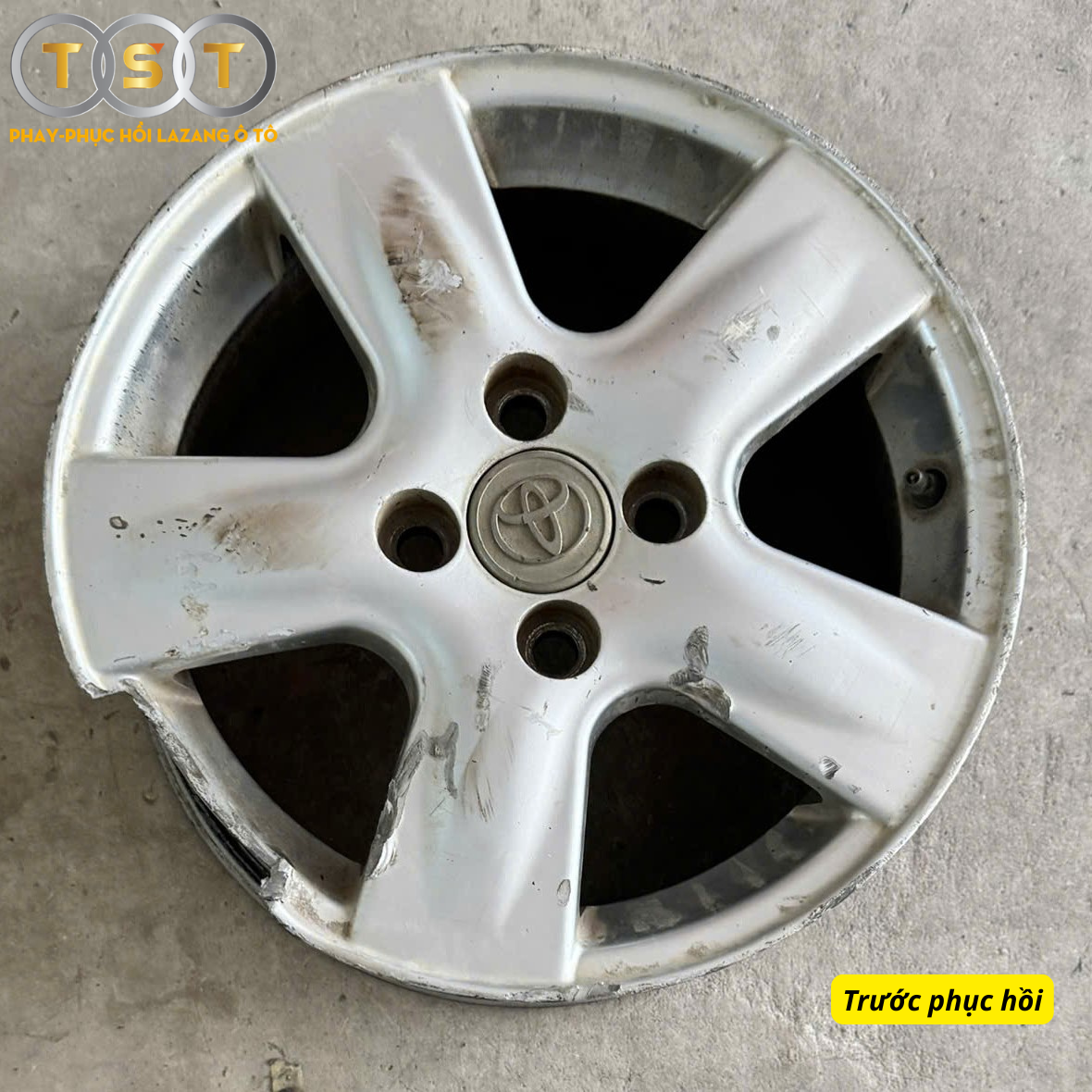 Phục Hồi - Sơn Lazang Toyota Vios (2005-2009) - 14 Inch