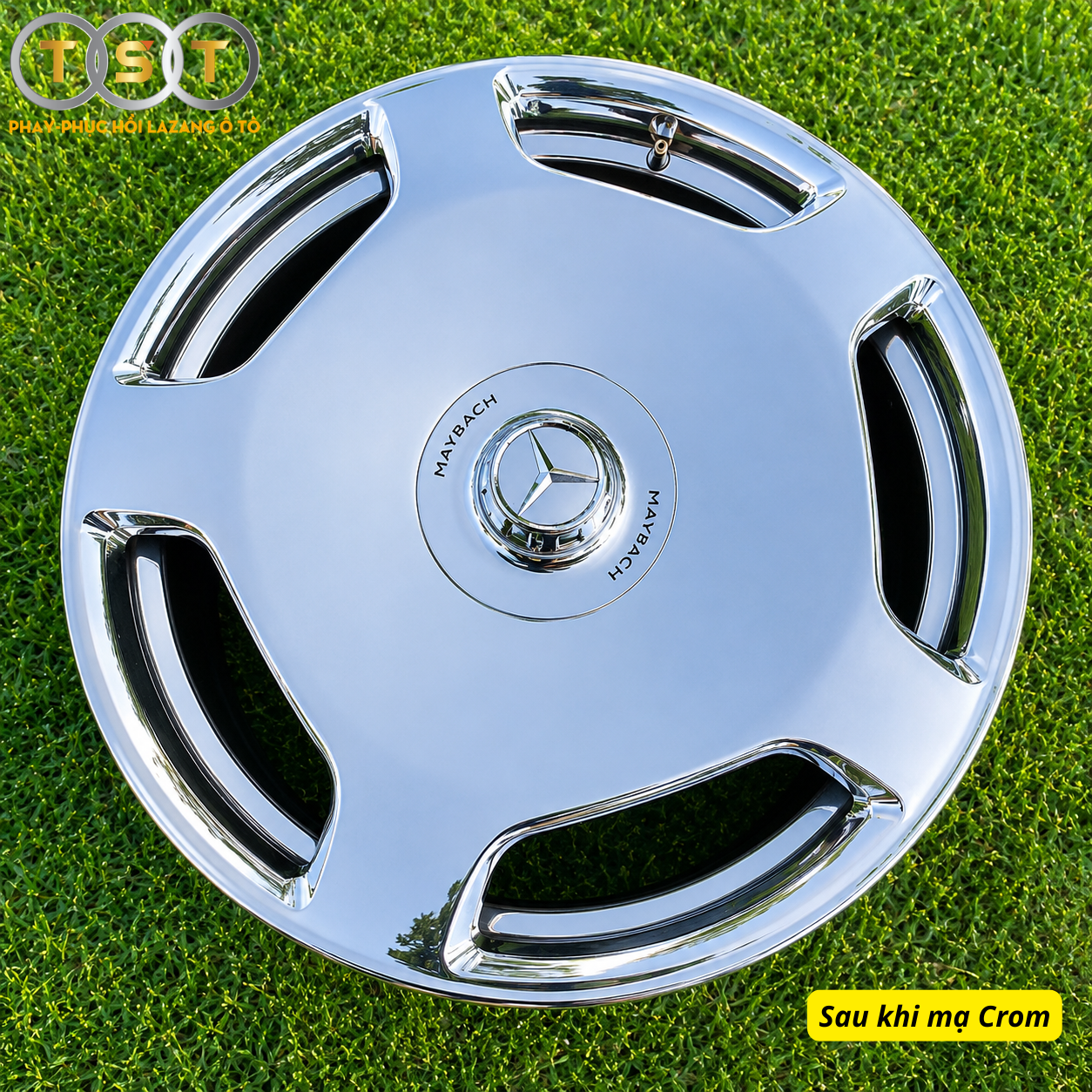 Mạ Crom Lazang Maybach S-Class (W223, S450, S580, S650) - 20 Inch